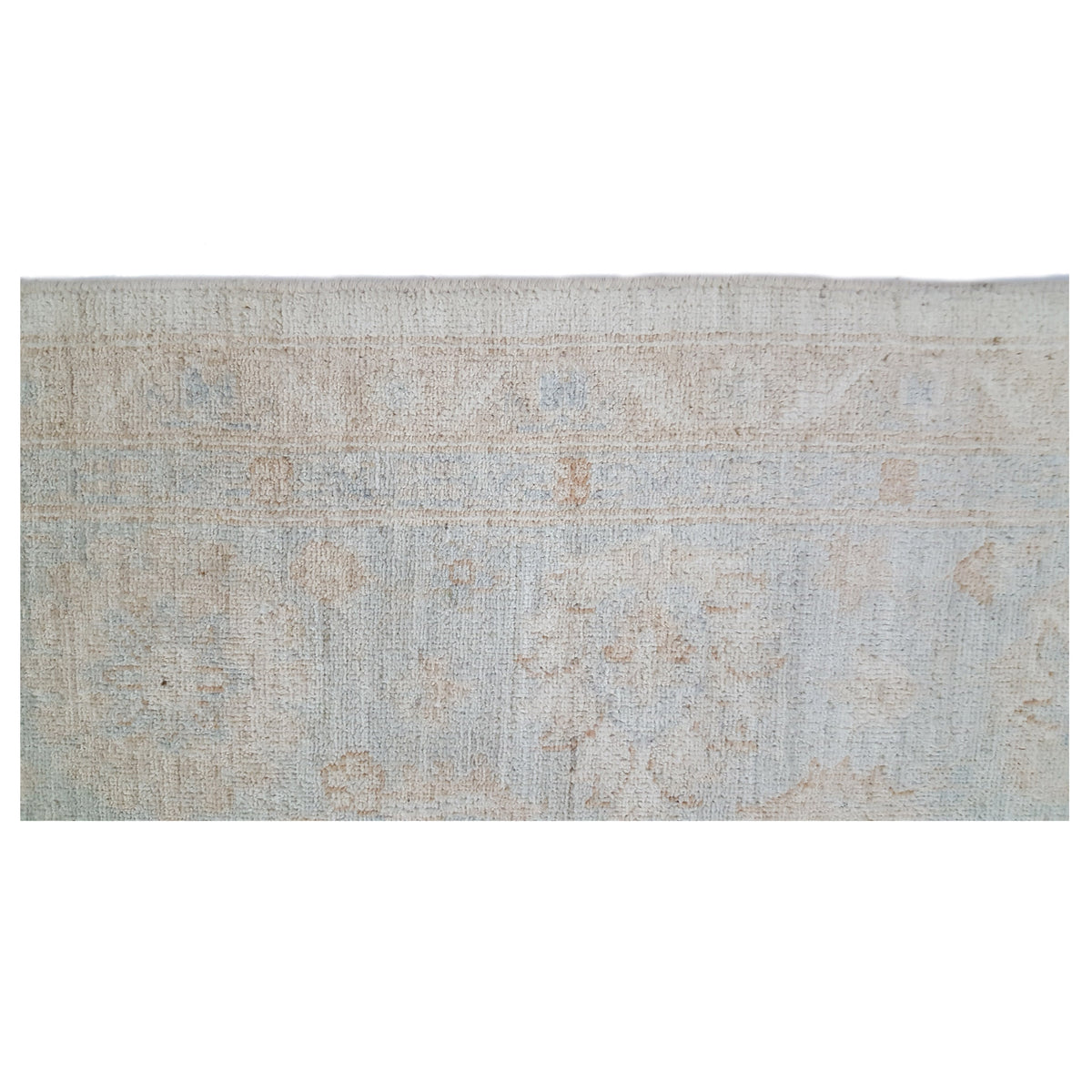 Pacific Ziegler 41534 Ivory Lt.Green Transitional Hand Knotted Rug