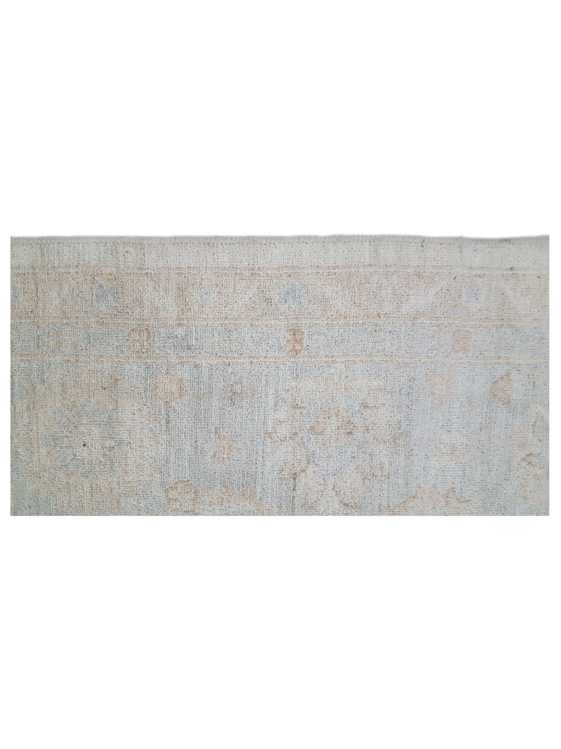 Pacific Ziegler 41534 Ivory Lt.Green Transitional Hand Knotted Rug