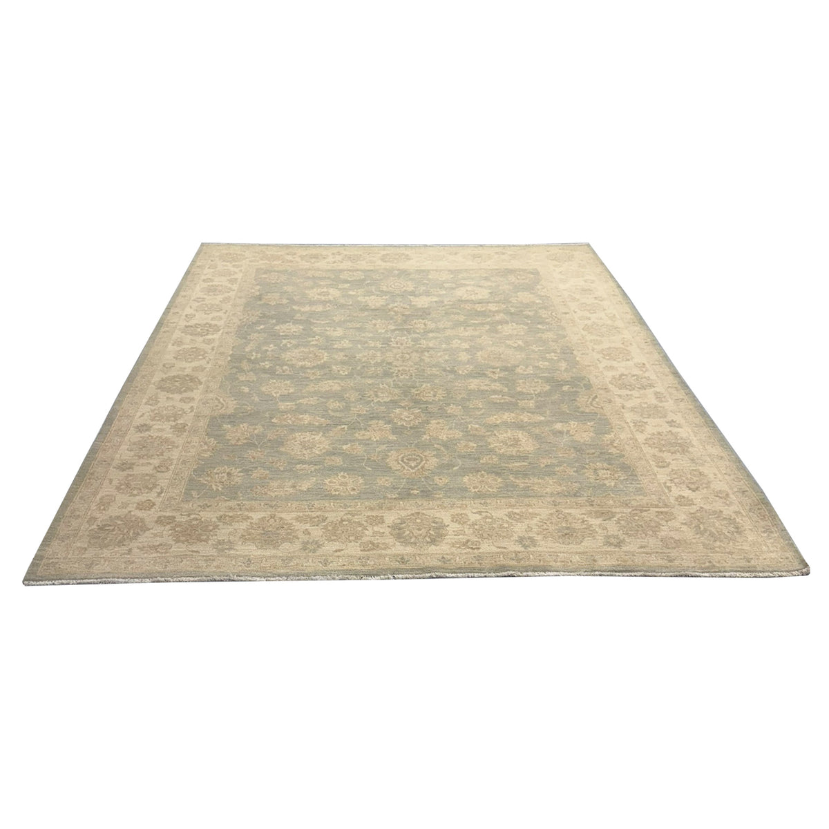 Pacific Ziegler 41536 Lt.Blue Ivory Transitional Hand Knotted Rug