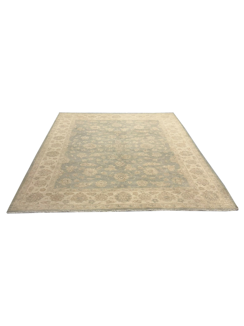 Pacific Ziegler 41536 Lt.Blue Ivory Transitional Hand Knotted Rug