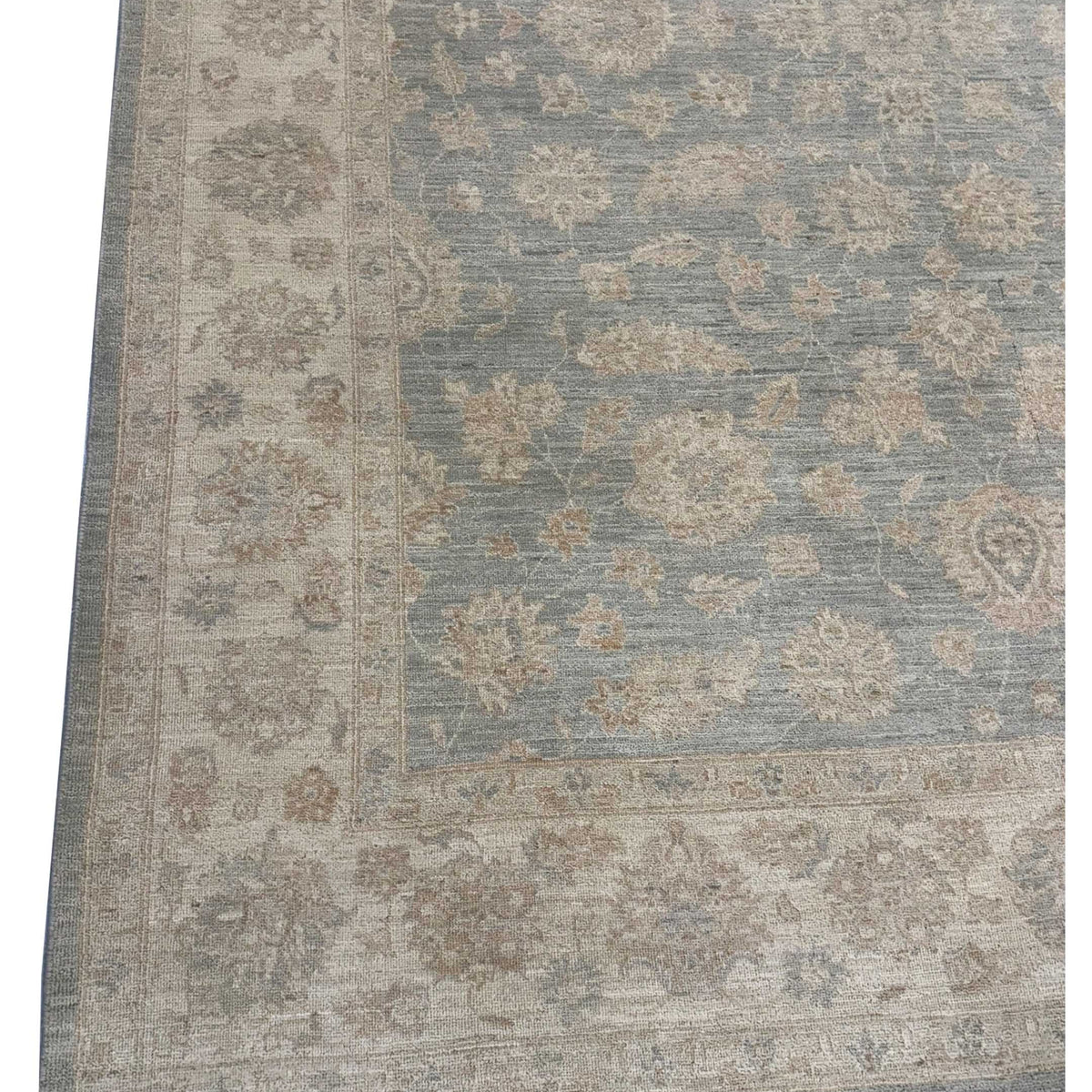 Pacific Ziegler 41536 Lt.Blue Ivory Transitional Hand Knotted Rug