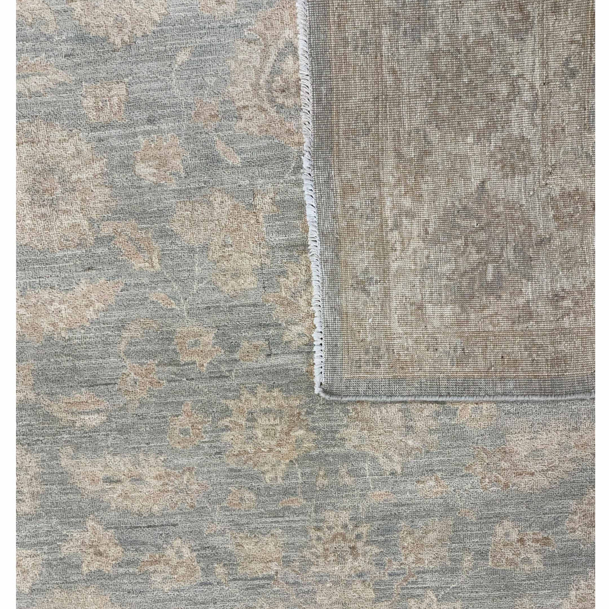 Pacific Ziegler 41536 Lt.Blue Ivory Transitional Hand Knotted Rug