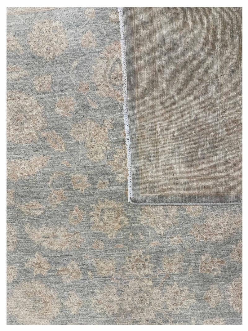 Pacific Ziegler 41536 Lt.Blue Ivory Transitional Hand Knotted Rug