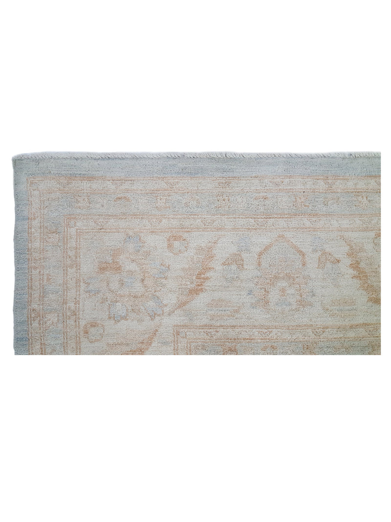 Pacific Ziegler 41538 Lt.Blue Ivory Transitional Hand Knotted Rug