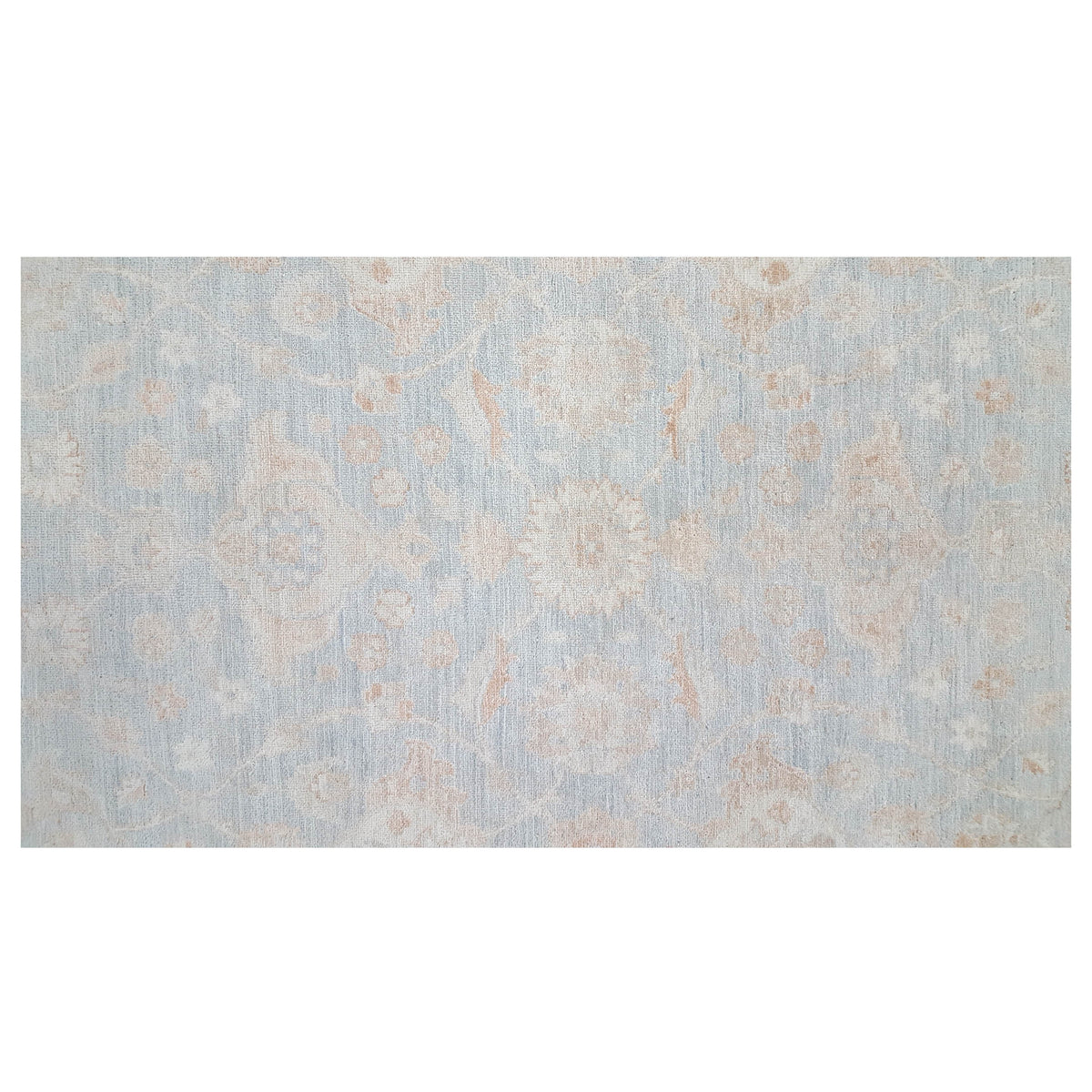 Pacific Ziegler 41538 Lt.Blue Ivory Transitional Hand Knotted Rug