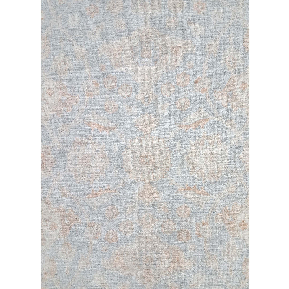 Pacific Ziegler 41538 Lt.Blue Ivory Transitional Hand Knotted Rug