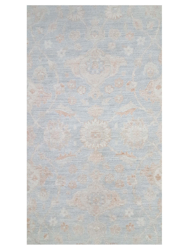 Pacific Ziegler 41538 Lt.Blue Ivory Transitional Hand Knotted Rug