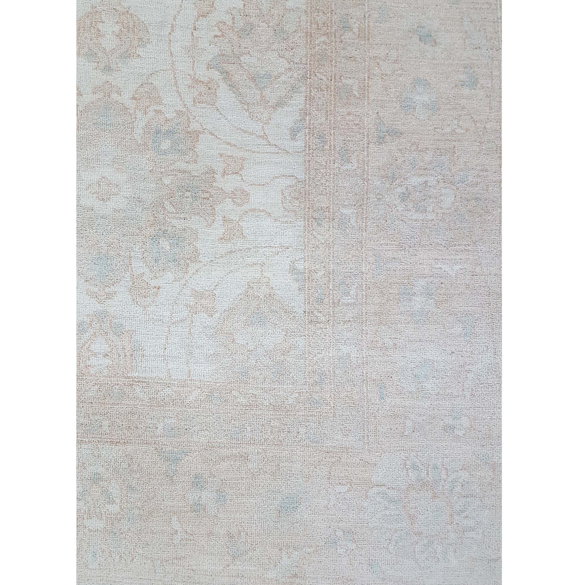 Pacific Ziegler 41540 Ivory Taupe Transitional Hand Knotted Rug