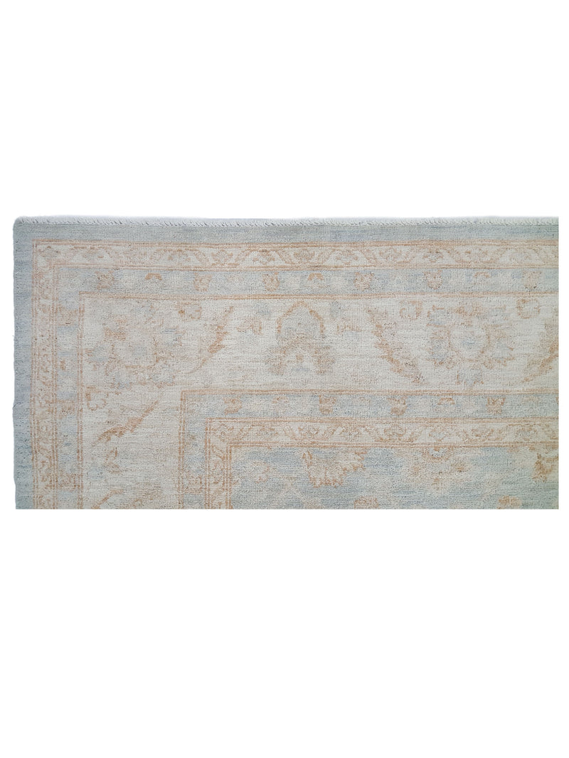 Pacific Ziegler 41548 Lt.Blue Ivory Transitional Hand Knotted Rug