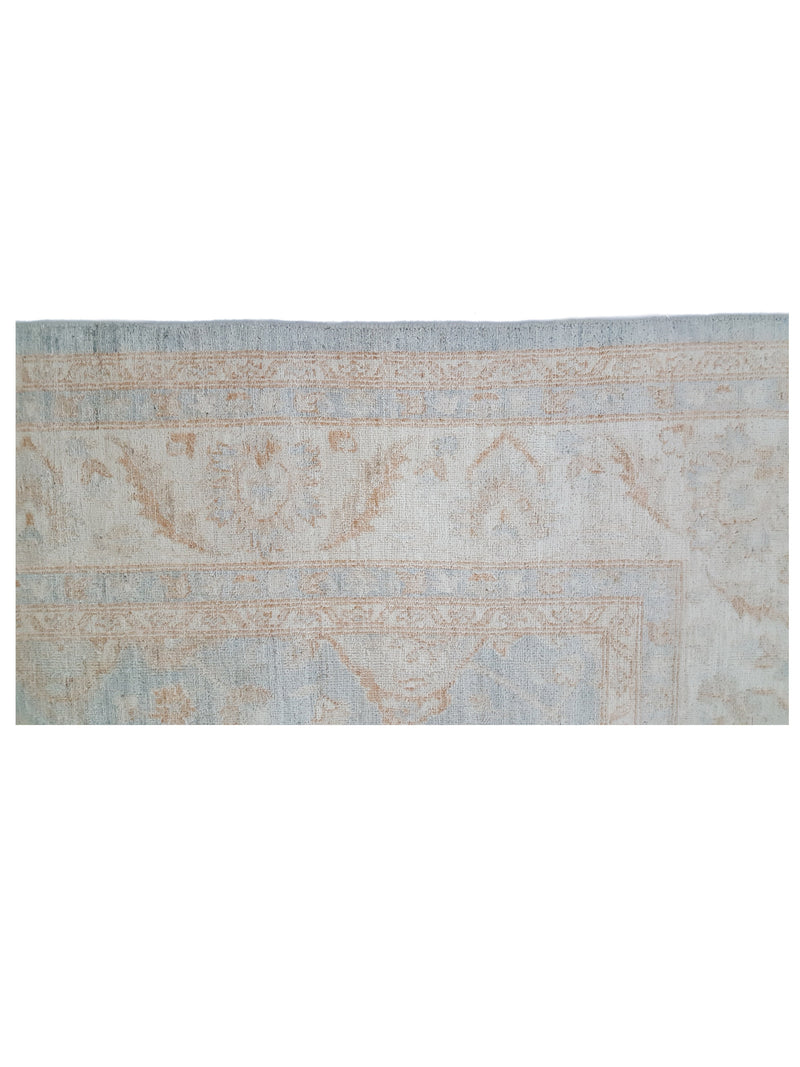 Pacific Ziegler 41548 Lt.Blue Ivory Transitional Hand Knotted Rug