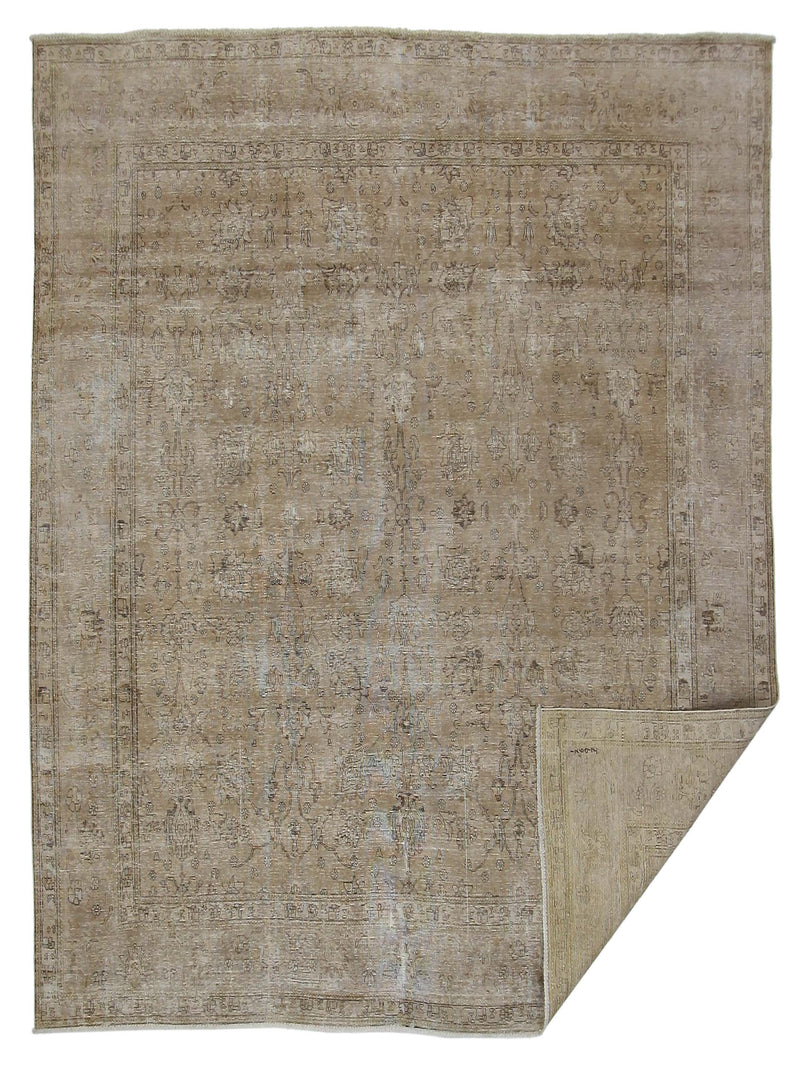 Pacific Vintage 41553 Ivory Ivory Vintage Hand Knotted Rug