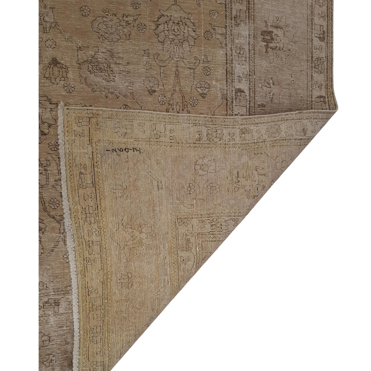 Pacific Vintage 41553 Ivory Ivory Vintage Hand Knotted Rug