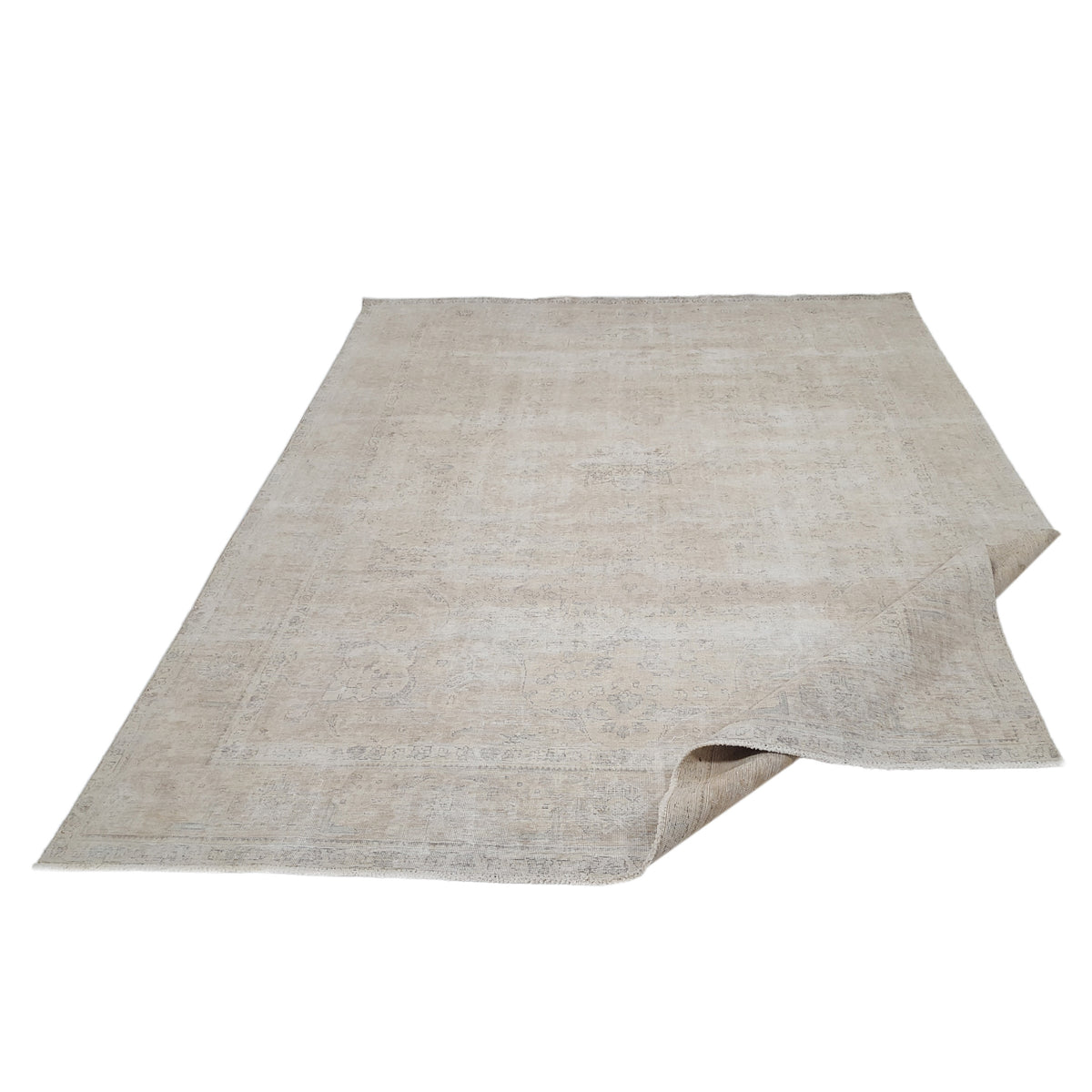 Pacific Vintage 41562 Ivory Ivory Vintage Hand Knotted Rug