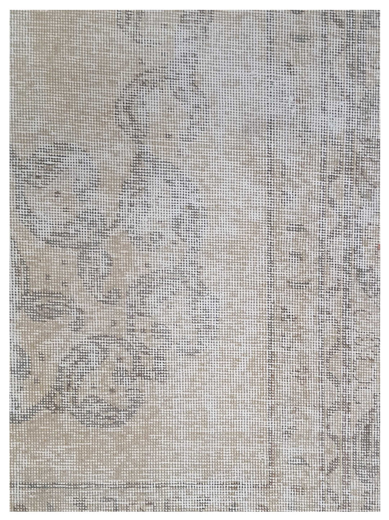 Pacific Vintage 41565 Ivory Ivory Vintage Hand Knotted Rug
