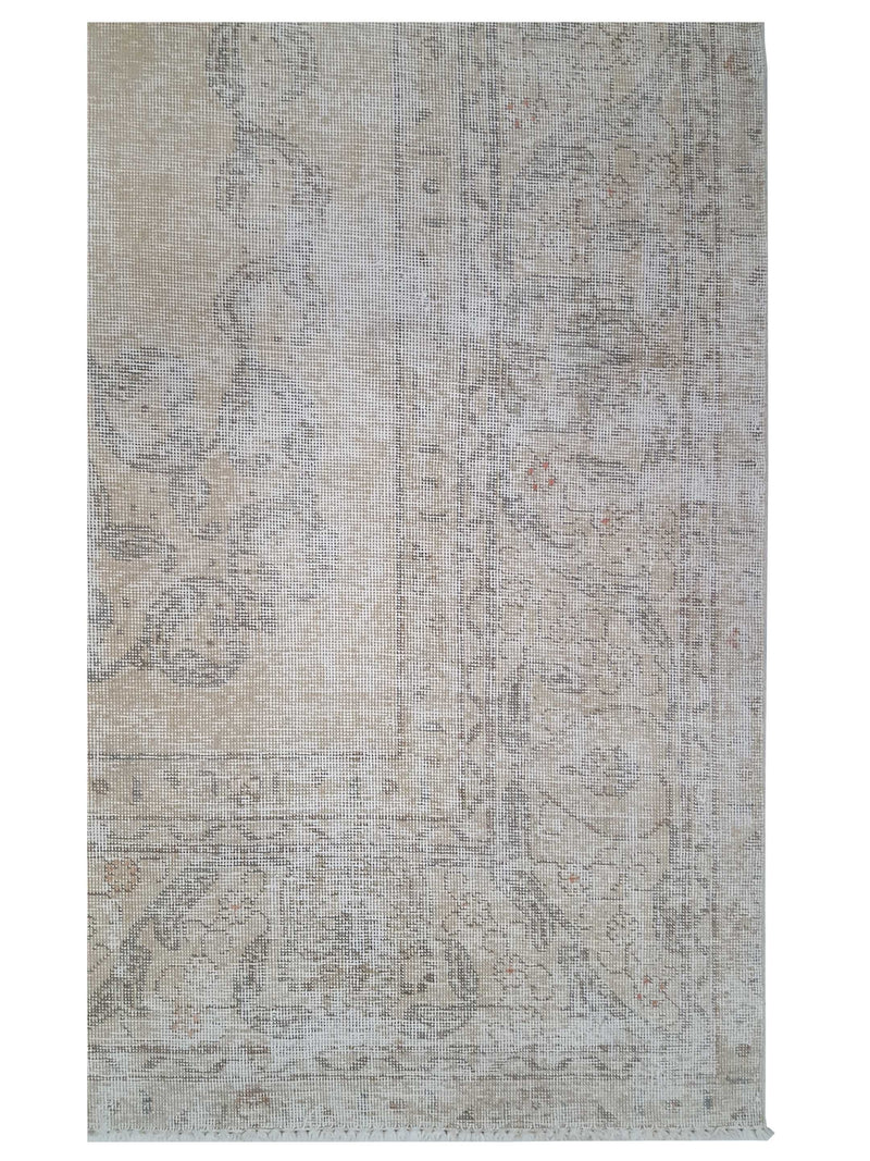 Pacific Vintage 41565 Ivory Ivory Vintage Hand Knotted Rug