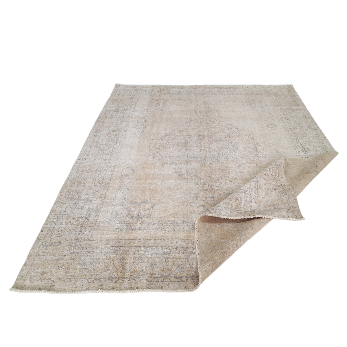 Pacific Vintage 41565 Ivory Ivory Vintage Hand Knotted Rug