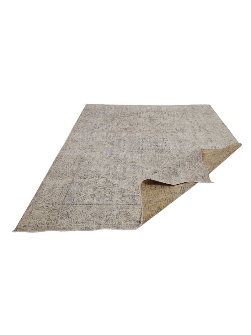 Pacific Vintage 41566 Ivory Ivory Vintage Hand Knotted Rug