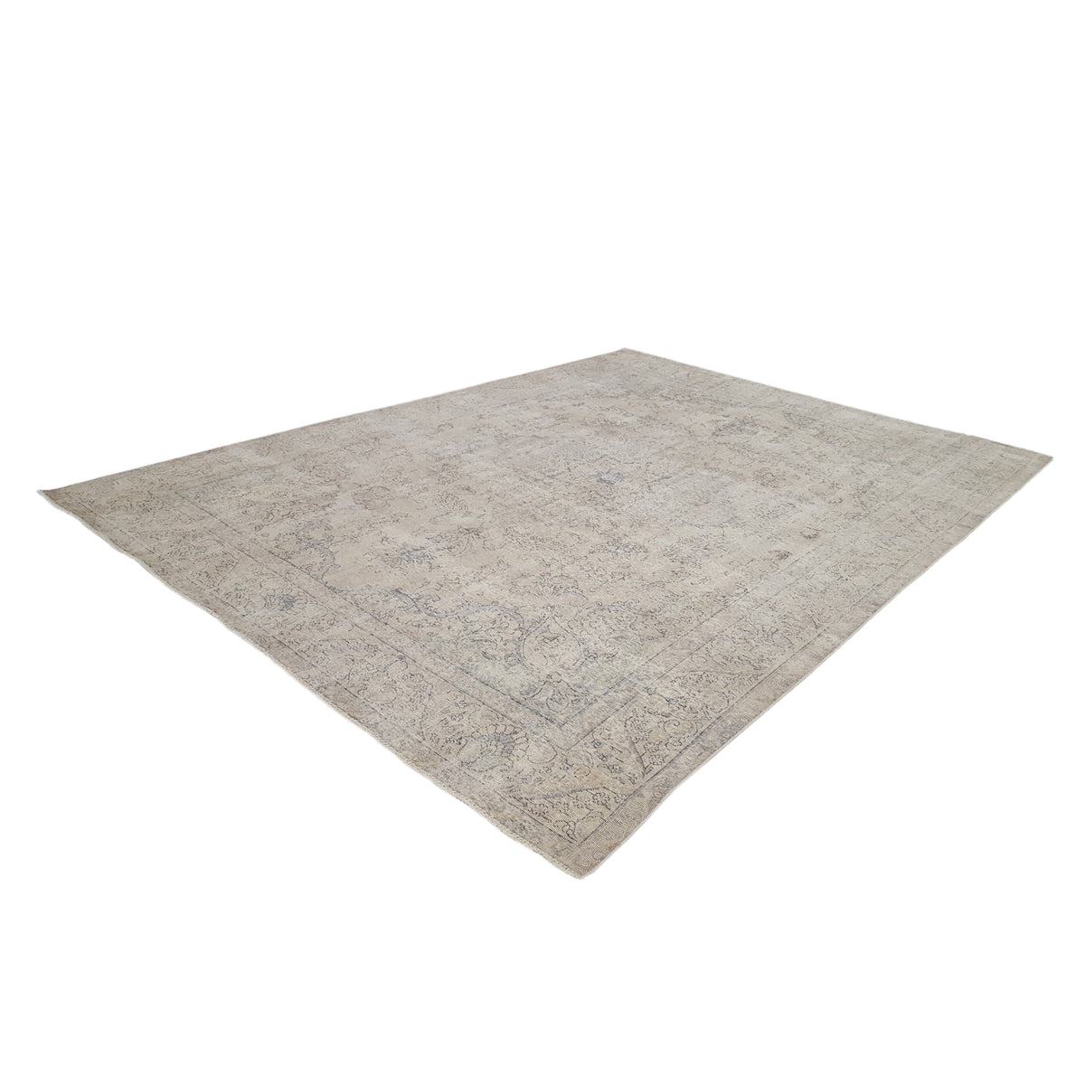 Pacific Vintage 41566 Ivory Ivory Vintage Hand Knotted Rug