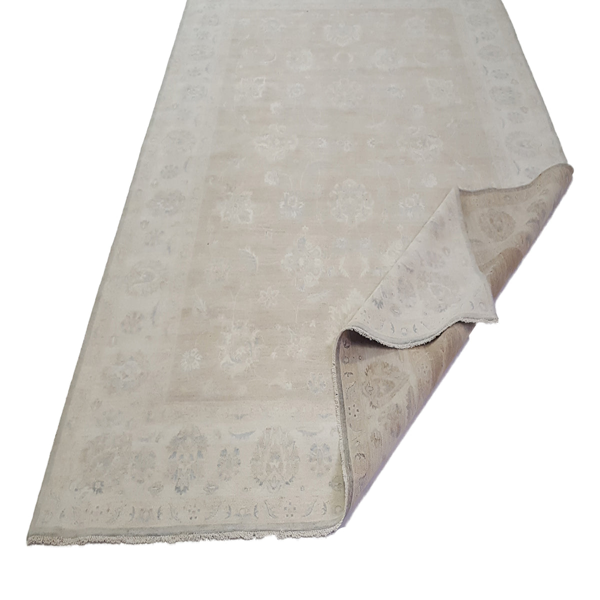 Pacific Ziegler 41572 Lt.Grey Ivory Transitional Hand Knotted Rug