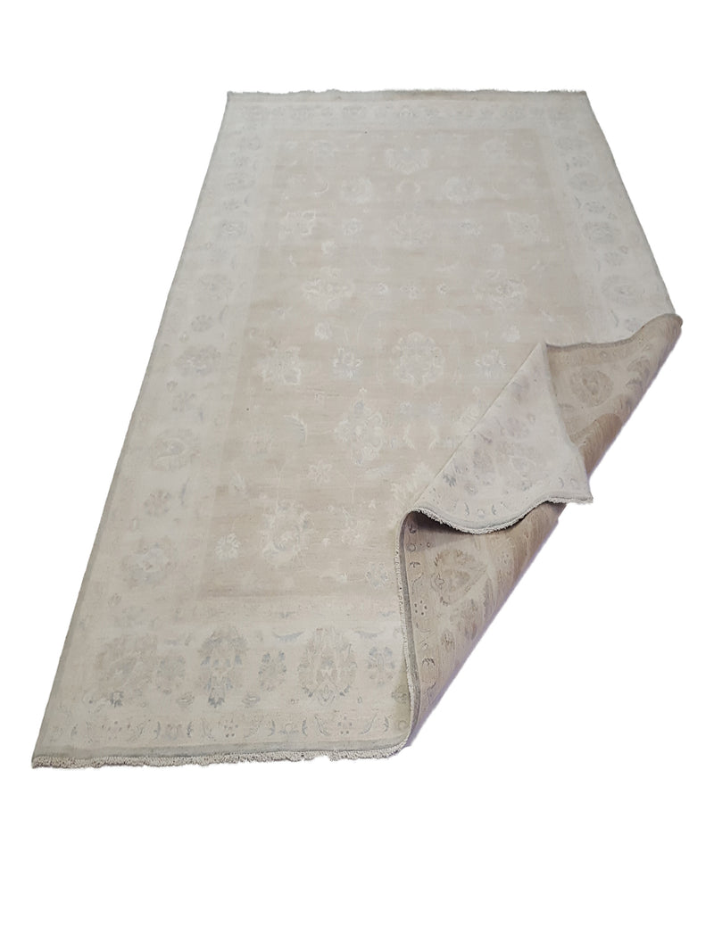 Pacific Ziegler 41572 Lt.Grey Ivory Transitional Hand Knotted Rug