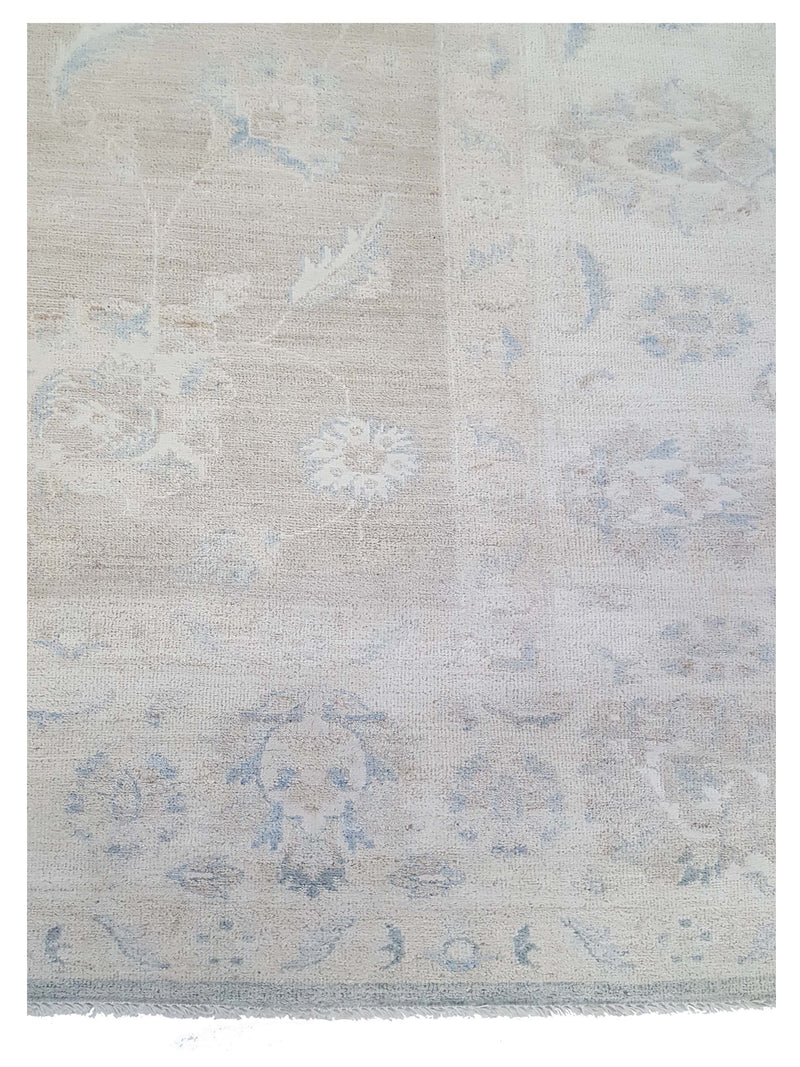 Pacific Ziegler 41572 Lt.Grey Ivory Transitional Hand Knotted Rug