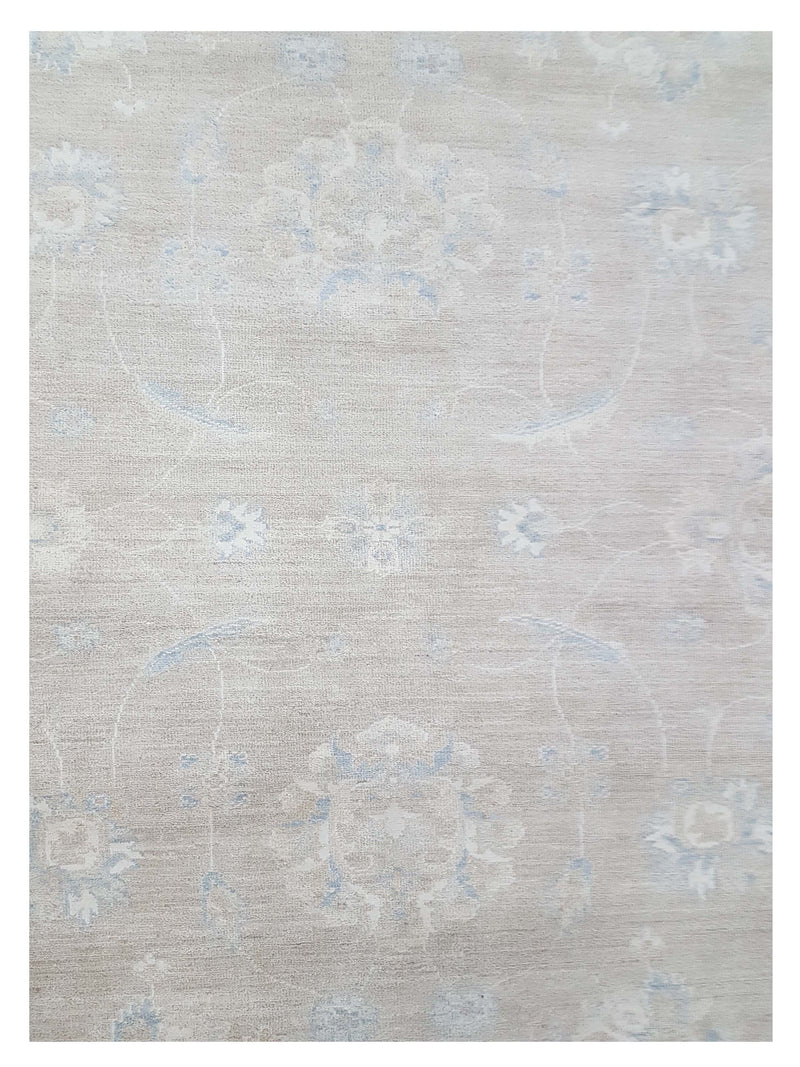 Pacific Ziegler 41572 Lt.Grey Ivory Transitional Hand Knotted Rug