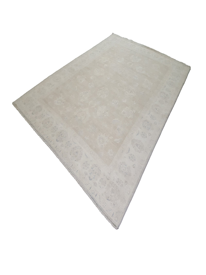 Pacific Ziegler 41572 Lt.Grey Ivory Transitional Hand Knotted Rug