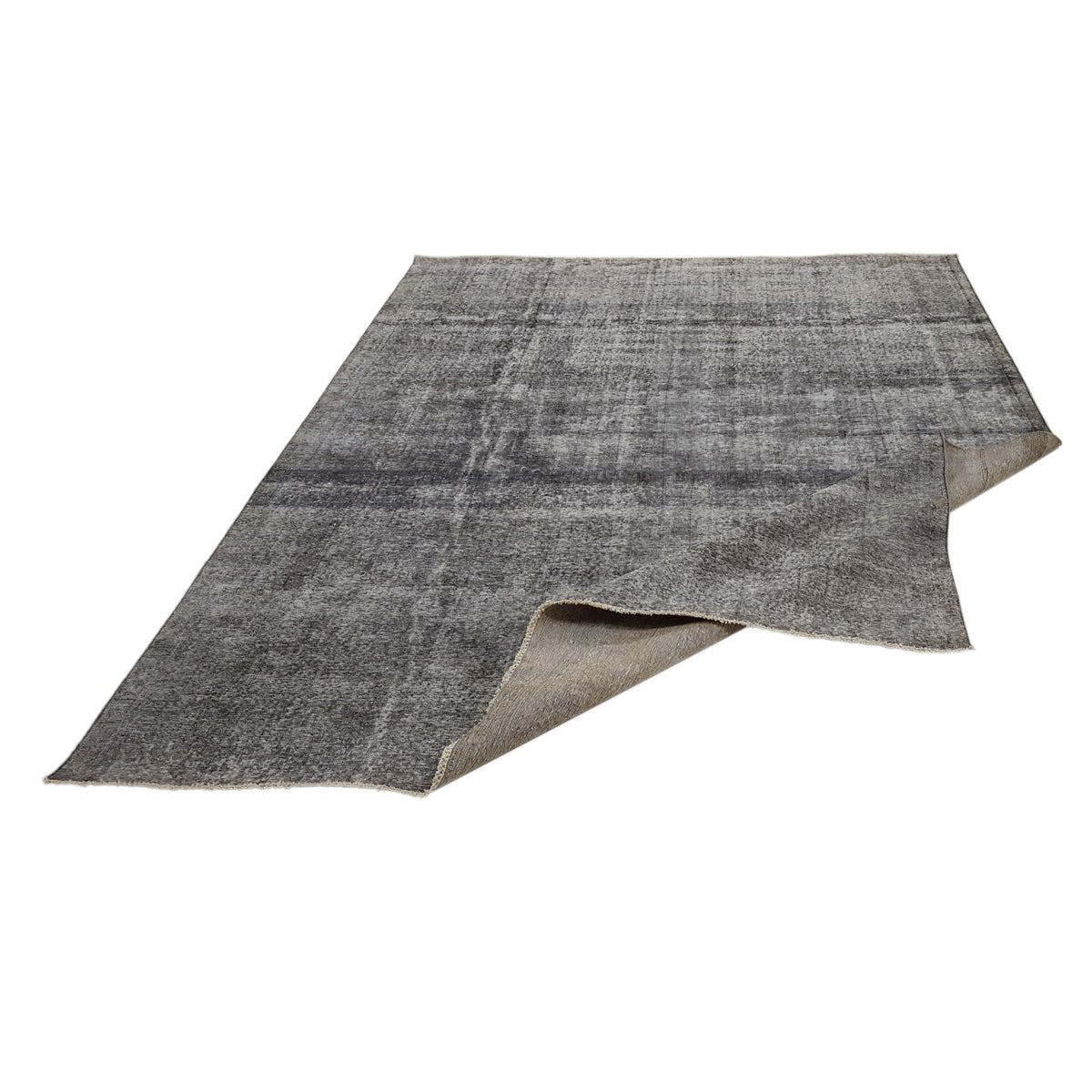 Pacific Overdyed 41575 Grey Grey Transitional Hand Knotted Rug