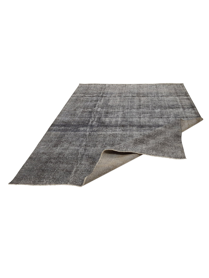 Pacific Overdyed 41575 Grey Grey Transitional Hand Knotted Rug