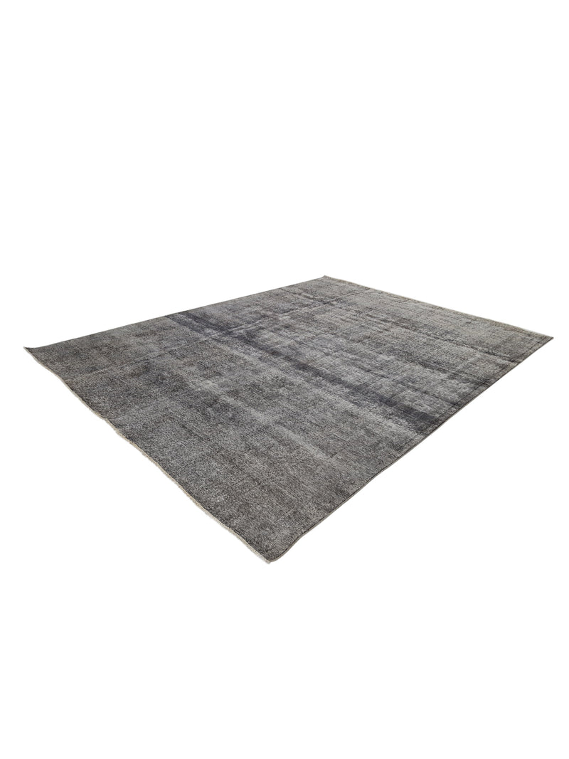 Pacific Overdyed 41575 Grey Grey Transitional Hand Knotted Rug