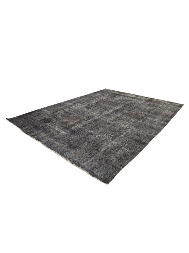 Pacific Overdyed 41577 Grey Grey Transitional Hand Knotted Rug
