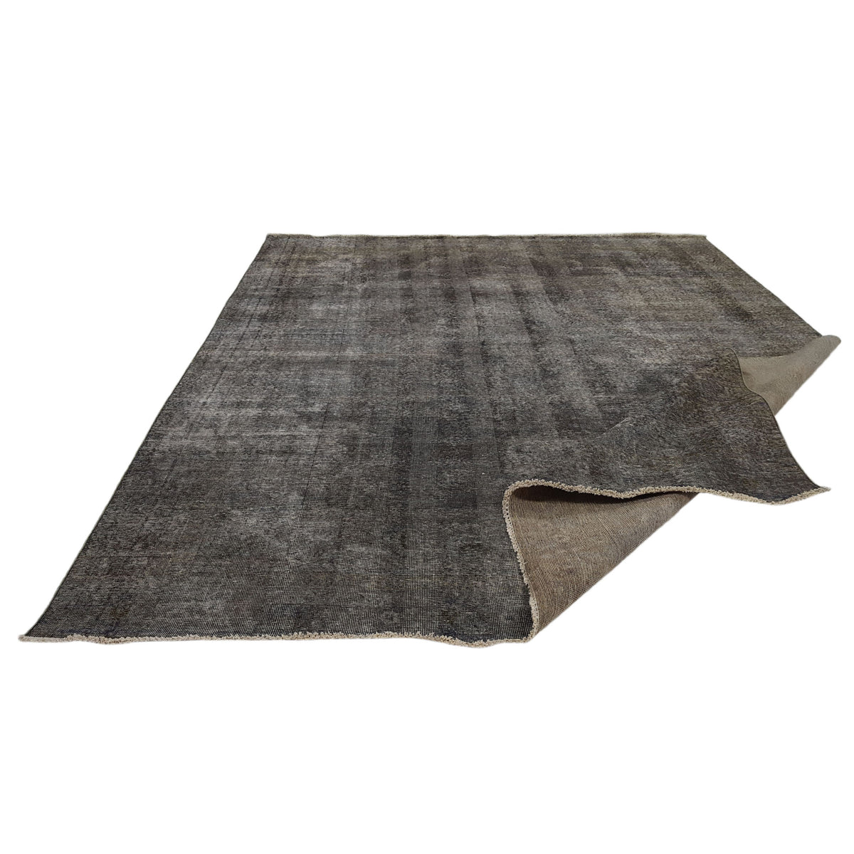 Pacific Overdyed 41585 Grey Grey Transitional Hand Knotted Rug