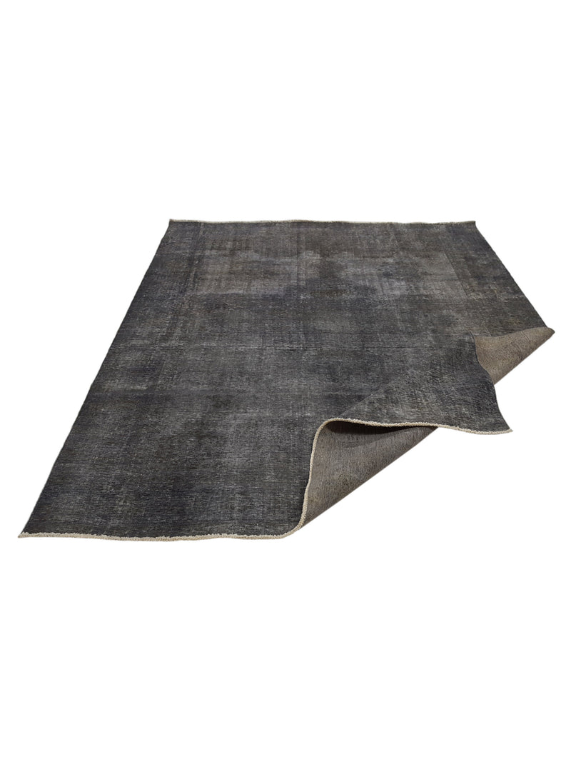 Pacific Overdyed 41588 Grey Grey Transitional Hand Knotted Rug