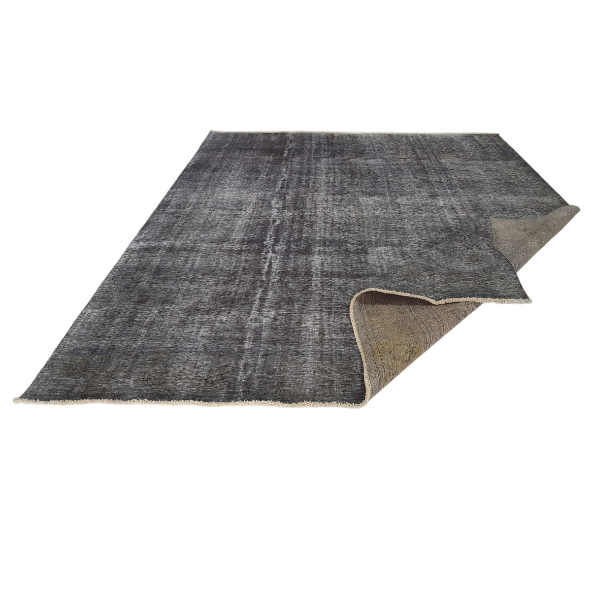 Pacific Overdyed 41589 Grey Grey Transitional Hand Knotted Rug