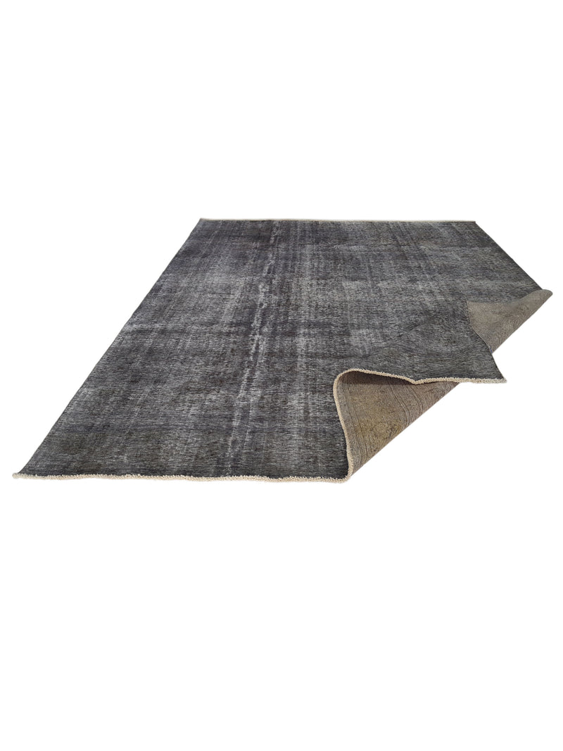 Pacific Overdyed 41589 Grey Grey Transitional Hand Knotted Rug