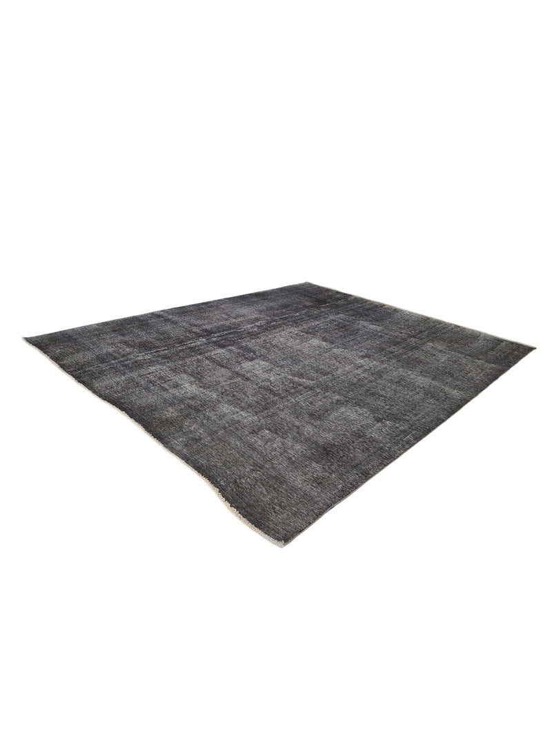 Pacific Overdyed 41589 Grey Grey Transitional Hand Knotted Rug