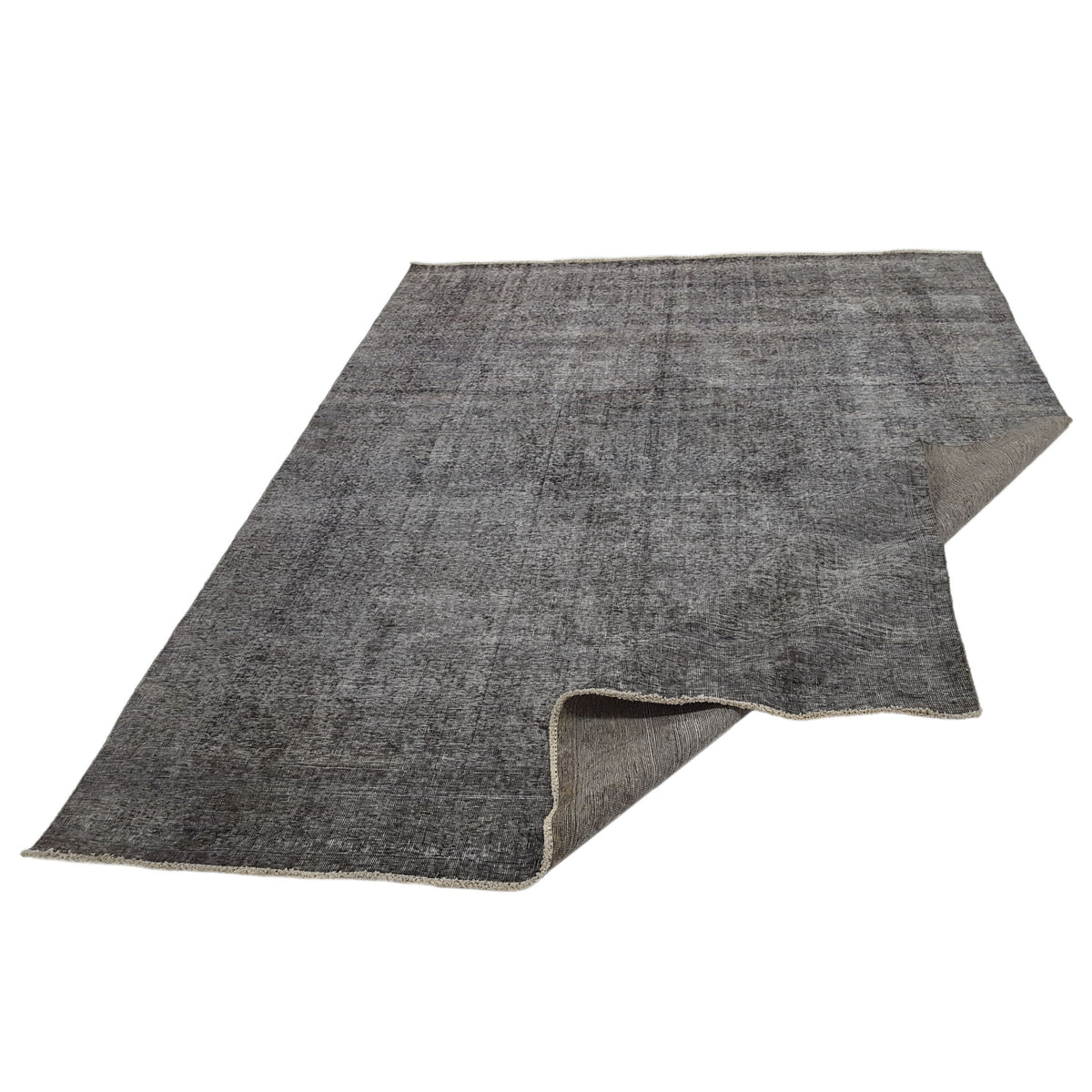 Pacific Overdyed 41591 Grey Grey Transitional Hand Knotted Rug