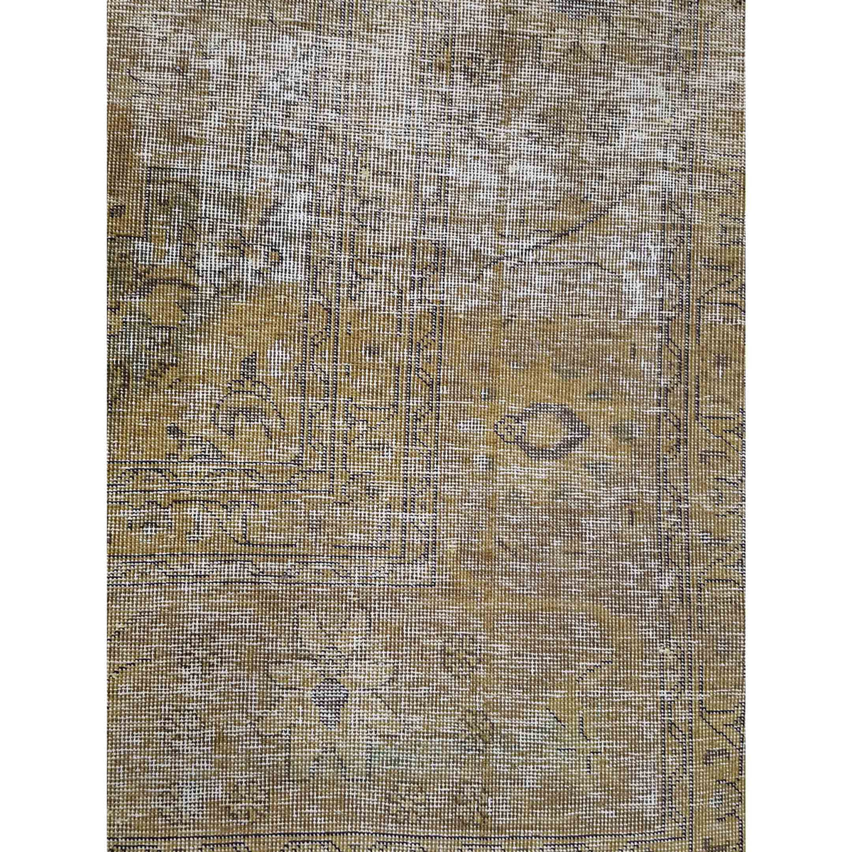 Pacific Overdyed 41593 Gold Gold Transitional Hand Knotted Rug