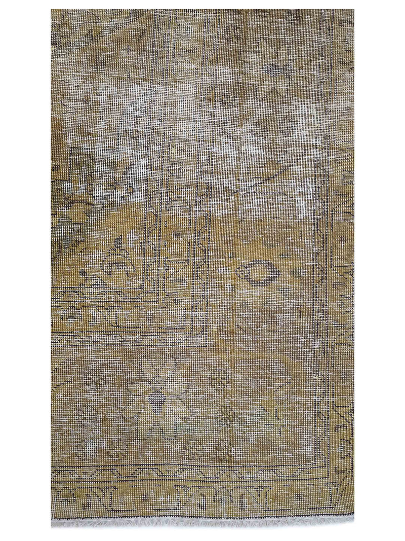 Pacific Overdyed 41593 Gold Gold Transitional Hand Knotted Rug