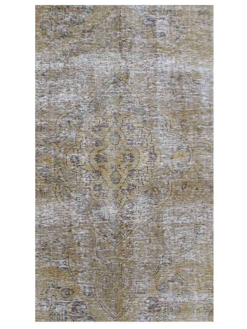 Pacific Overdyed 41593 Gold Gold Transitional Hand Knotted Rug