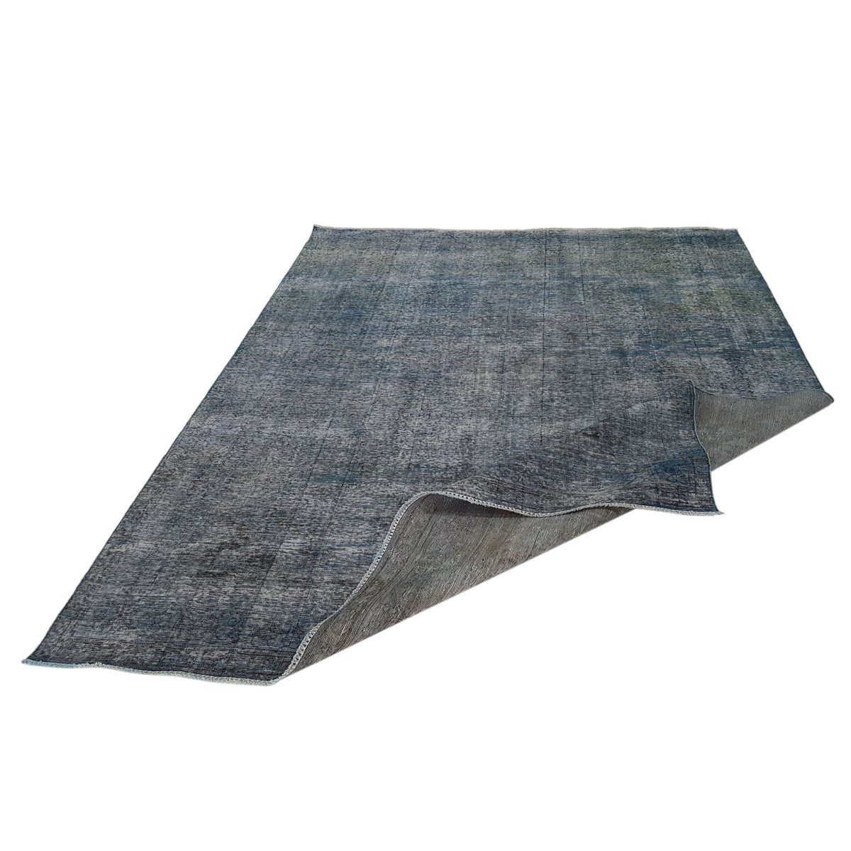 Pacific Overdyed 41594 Teal Teal Transitional Hand Knotted Rug
