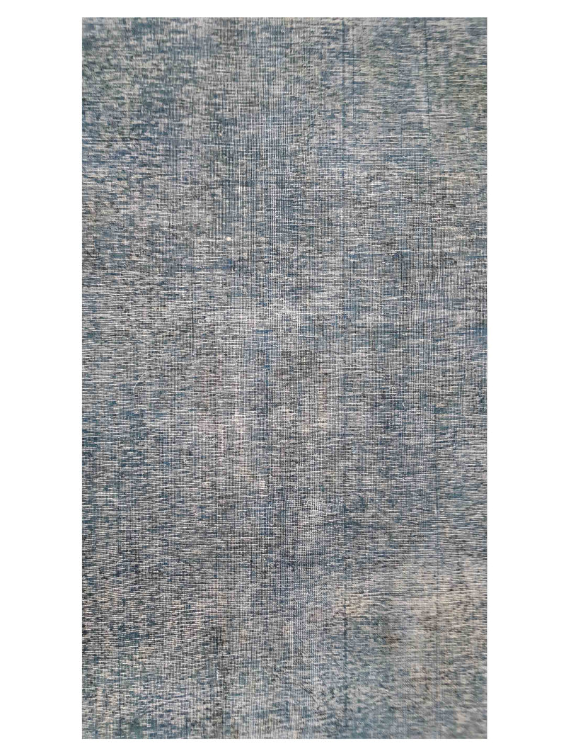 Pacific Overdyed 41594 Teal Teal Transitional Hand Knotted Rug