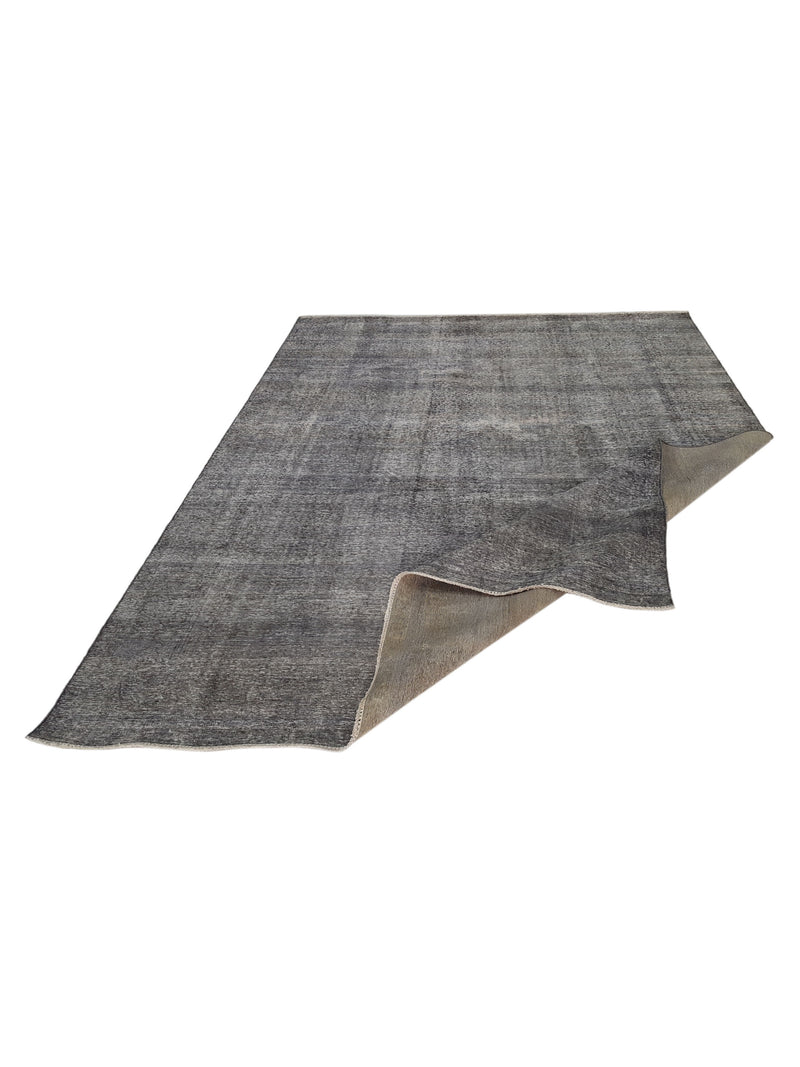 Pacific Overdyed 41598 Grey Grey Transitional Hand Knotted Rug
