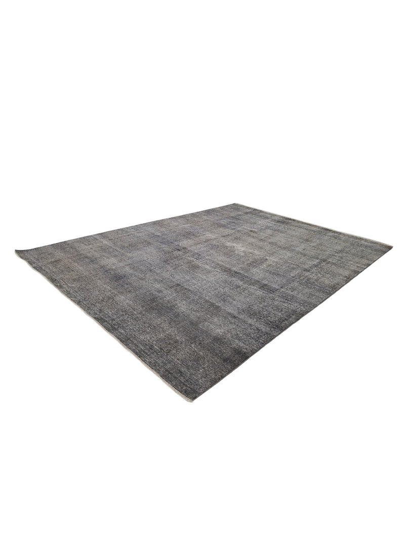 Pacific Overdyed 41598 Grey Grey Transitional Hand Knotted Rug