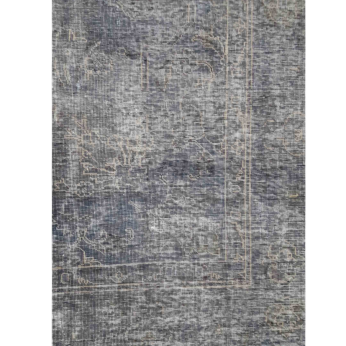 Pacific Overdyed 41599 Grey Grey Transitional Hand Knotted Rug