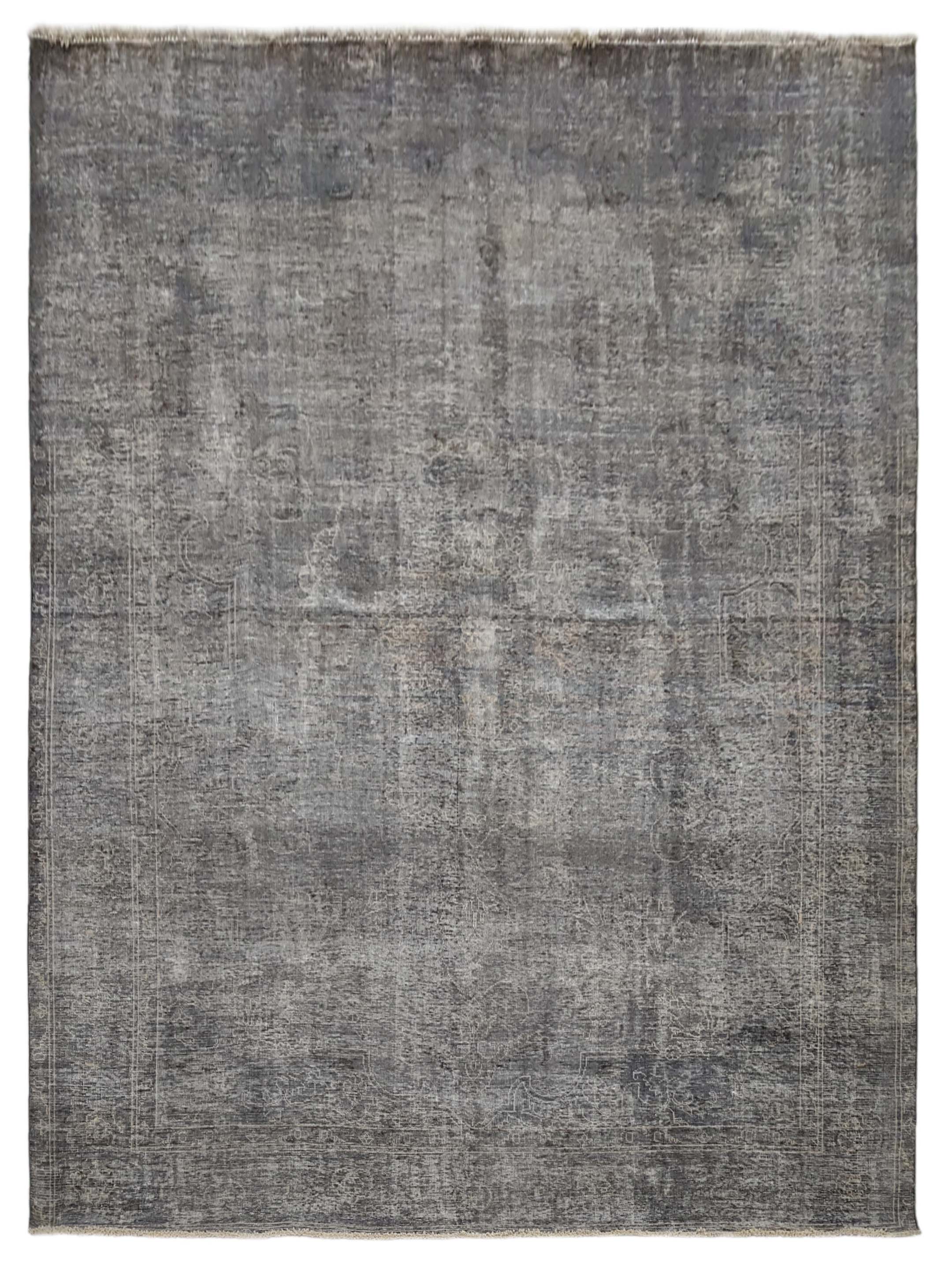Pacific Overdyed 41599 Grey Grey Transitional Hand Knotted Rug ...