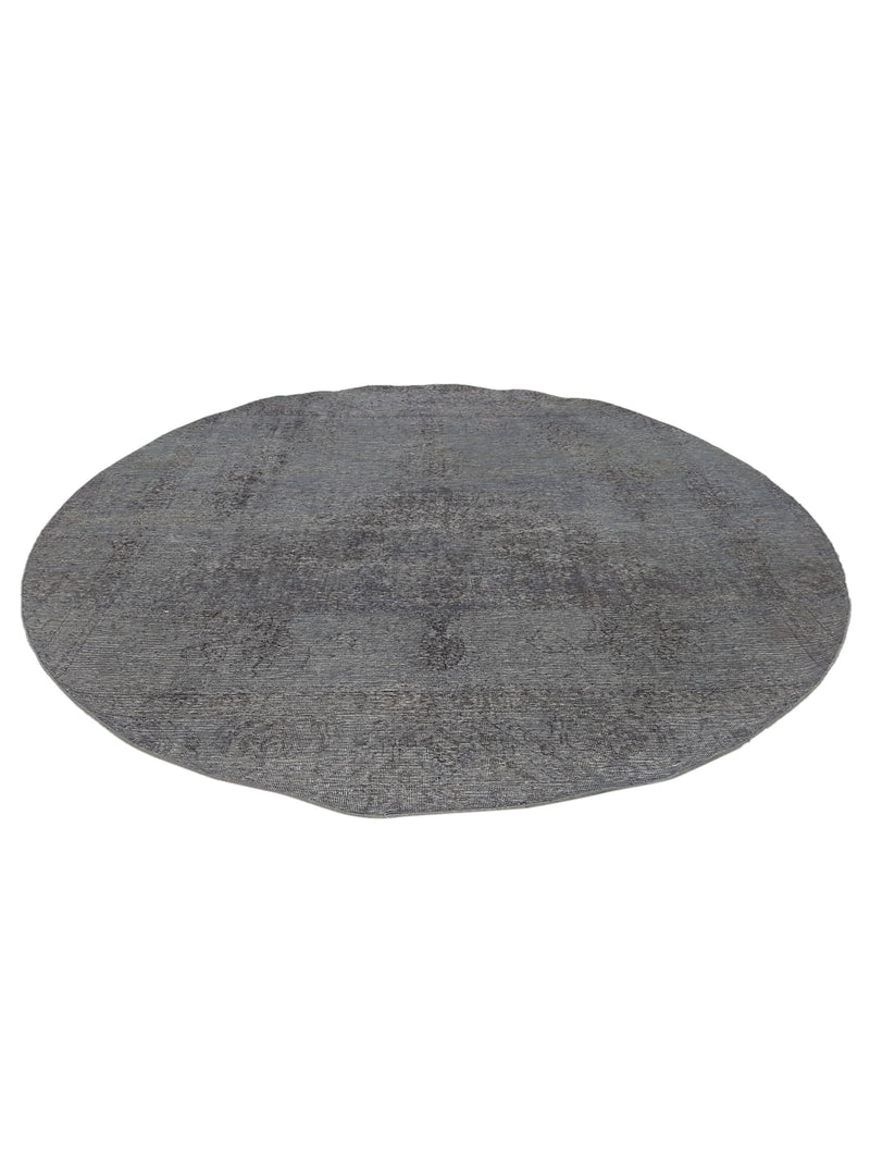 Pacific Overdyed 41600 Grey Grey Transitional Hand Knotted Rug