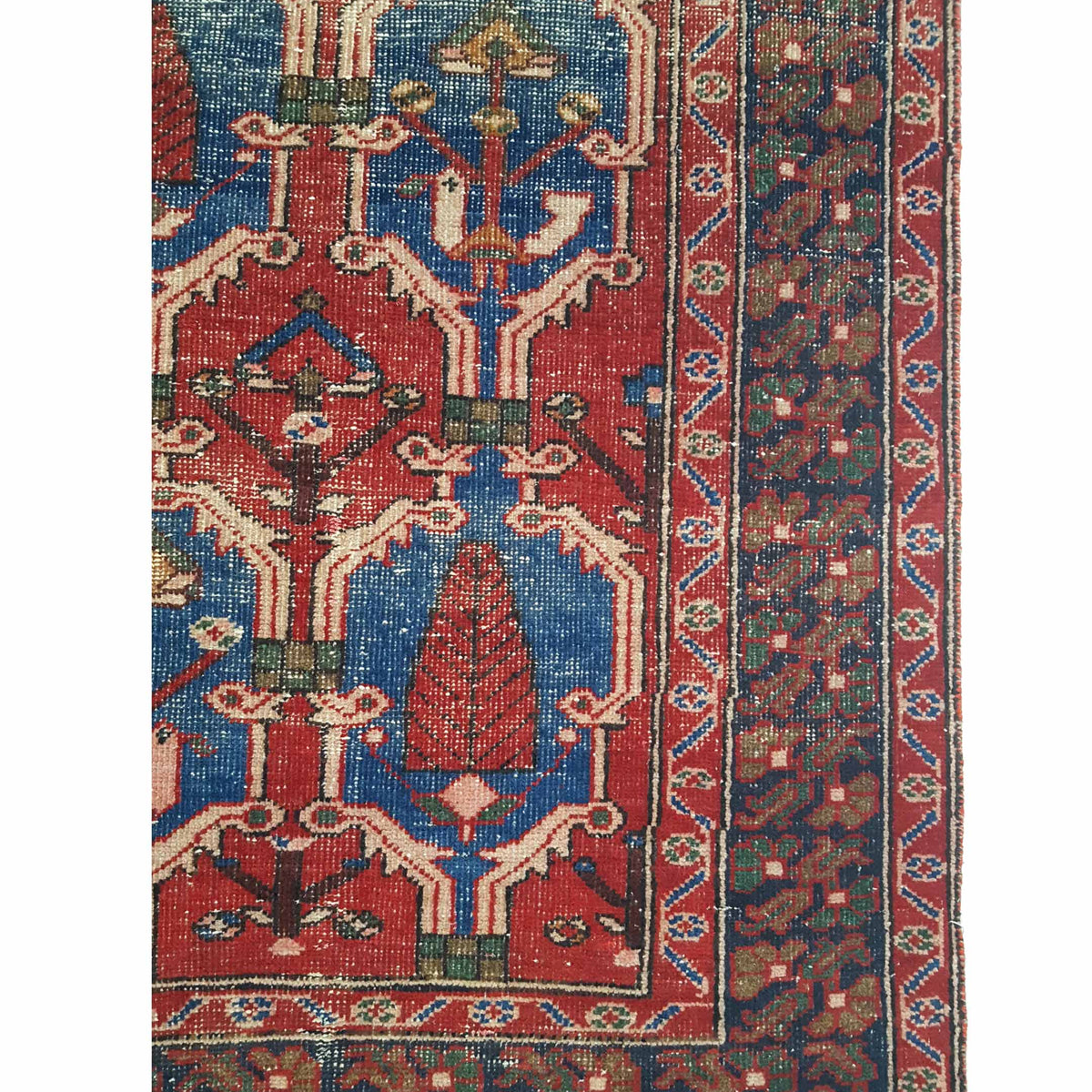 Pacific Shiraz 41607 Navy Red Traditional Hand Knotted Rug