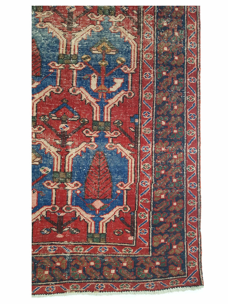 Pacific Shiraz 41607 Navy Red Traditional Hand Knotted Rug