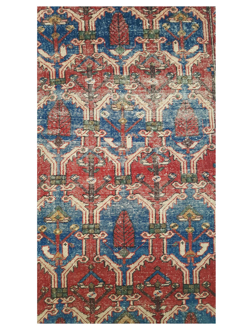 Pacific Shiraz 41607 Navy Red Traditional Hand Knotted Rug